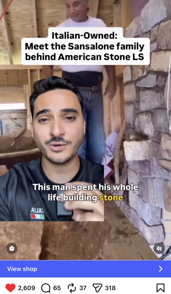 Hardcore Italians video spotlight with the family behind American Stone LS